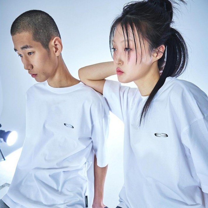 오프닝프로젝트 남녀공용 스몰 로고 티셔츠 3p