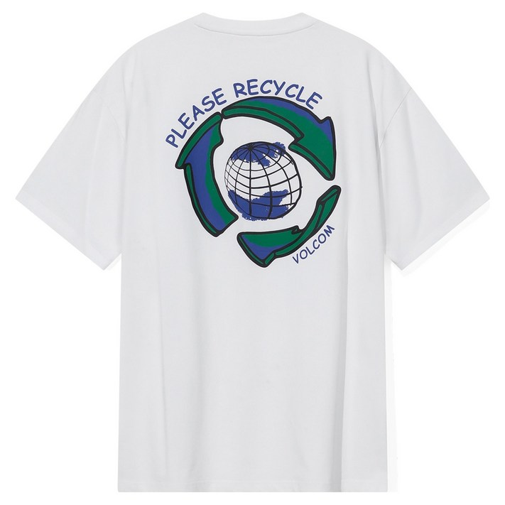 볼컴 남성용 리사이클 티셔츠 VA252TS009