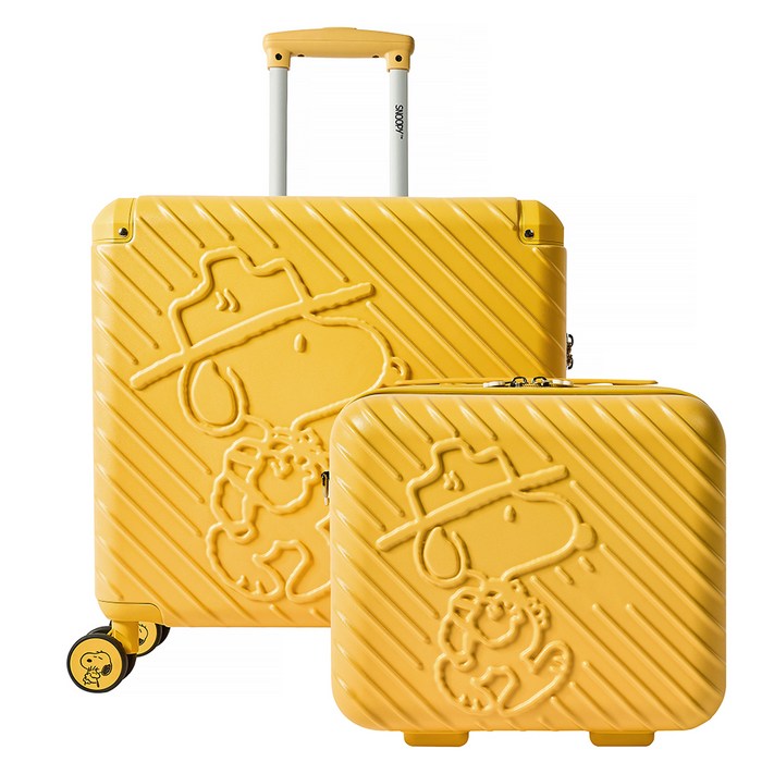 피너츠 큐랑 시애틀 스누피 기내용 미니캐리어미니백 세트 12인치18인치