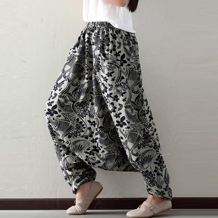 Myshe여성 가을 똥싼바지 배기팬츠 항아리바지 Oct7XMY1025YUH004