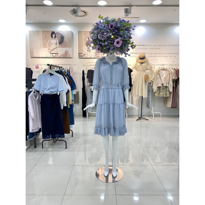 듀엘 도트 쉬폰 원피스 L222MSE0462096148