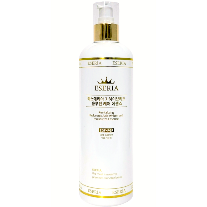 대용량 500ml 에센스 비타민C 주름개선 미백 기능성 펩타이드 고보습 탄력 진정 영양 고함량 천연 추출물 에스에리아 7 하이브리드 솔루션 케어 에센스, 1개, 500g