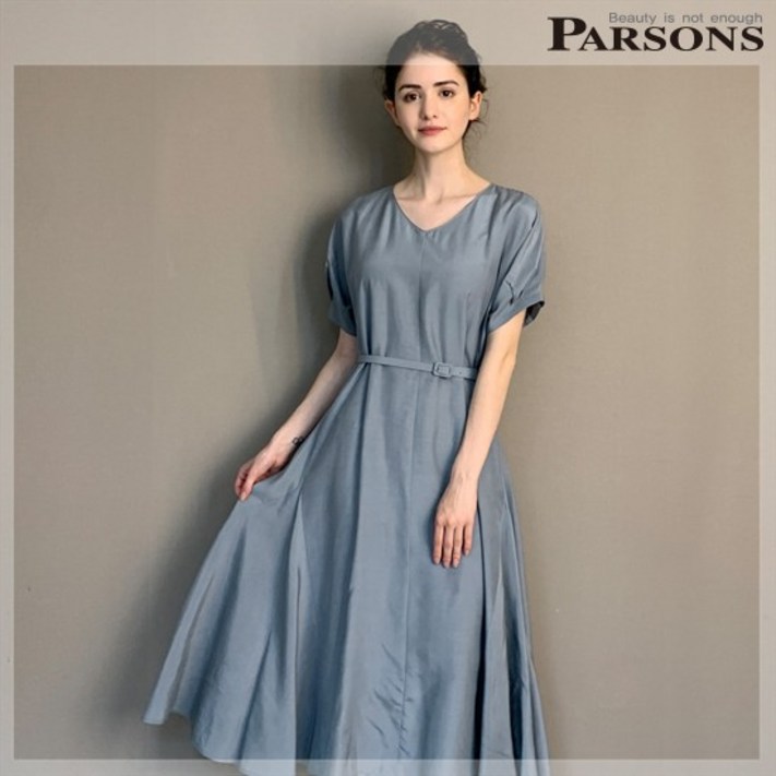 파슨스Parsons 파슨스 브이넥 실키 벨트 원피스 MSPP5OP05859824 파슨스Parsons 파슨스 브이넥 실키 벨트 원피스 MSPP5OP05859824