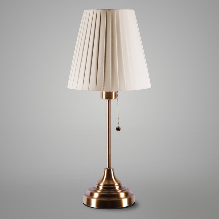 폴링 단스탠드 감성 스탠드조명 테이블램프 LED 당기는 스위치, 브론즈