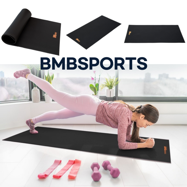 헬스매트 4 6 mm 논슬립 고밀도 매트 충격흡수 층간소음 홈트 요가, 1개