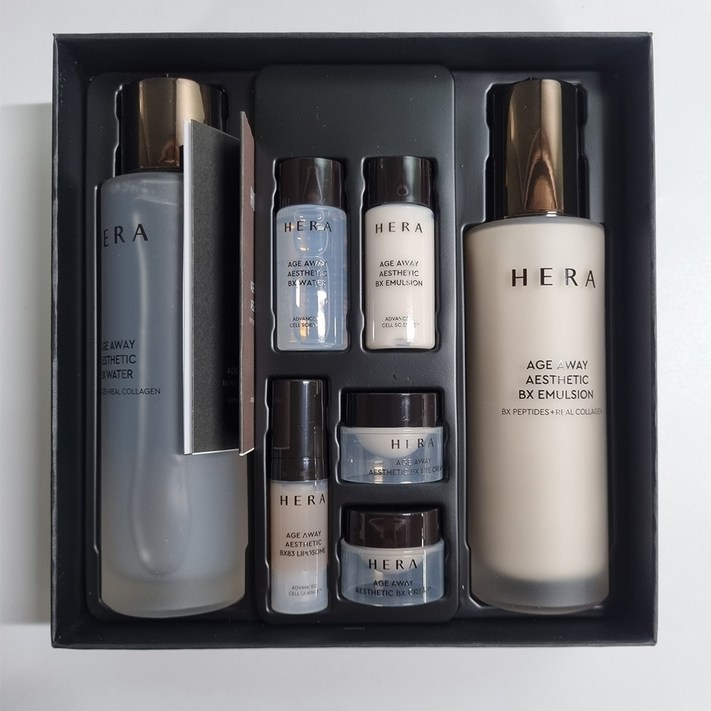 헤라 에이지 어웨이 에스테틱 BX 2종 세트  쇼핑백
