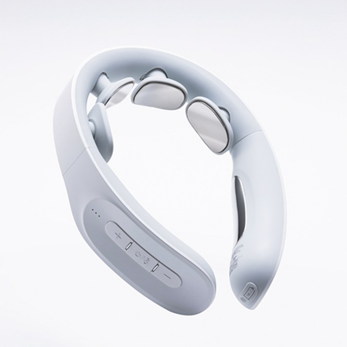 마이트렉스 DR.HEAT NECK 닥터 히트넥 360도 EMS 온열 휴대용 목 마사지기, White, 1개