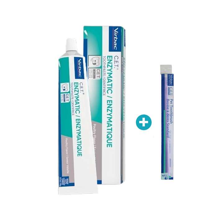 버박 치약 2종 치약 칫솔 세트 강아지 고양이 겸용 프랑스 수입 치약 닭고기맛 바닐라맛 치석제거 덴탈 치약