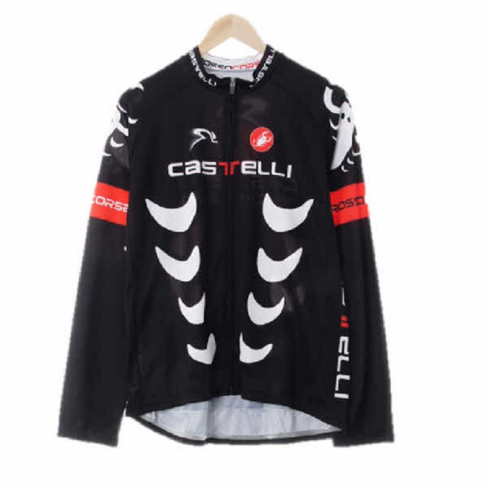 castelli 블랙 사이클저지 남자 S 1421