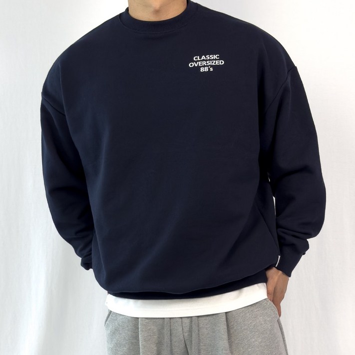 PACIENCIA 클래식 오버사이즈 맨투맨