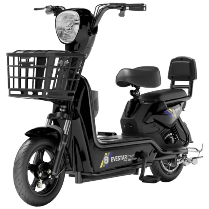 KSTORE 미니벨로 전기스쿠터 전동 오토바이 바이크 자토바이 펫바이크 소형 미니 배달 출퇴근, 블루, 스틸