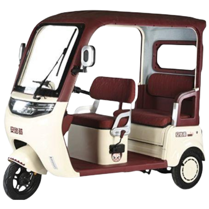 하비트샵 어르신전동차 세발스쿠터 가림막 짐수레 후방카메라 출퇴근 등하원, 1200W 리튬배터리 A, 48V60V