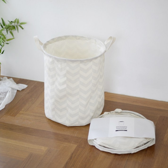 아이두젠 패브릭 패턴 감성 햄퍼