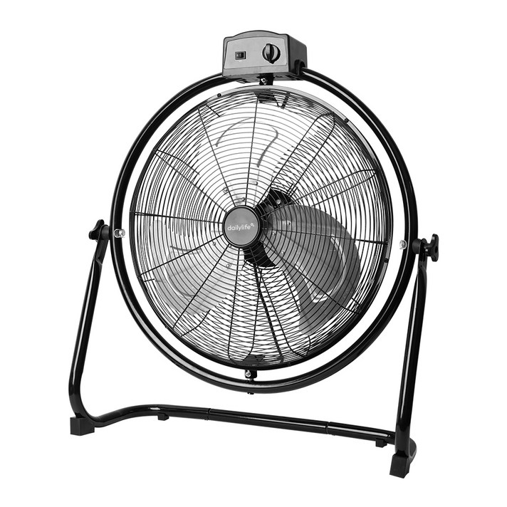 델라이프 50cm 대형 메탈 박스팬 선풍기 DF2000 , 블랙, DF2000