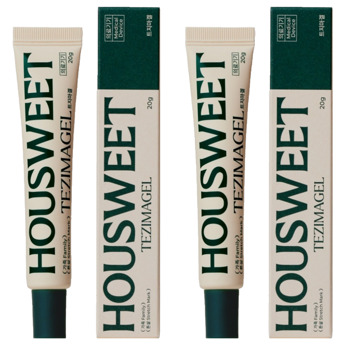 하우스윗 트지마겔 튼살 흉터관리 의료기기, 20g, 2개