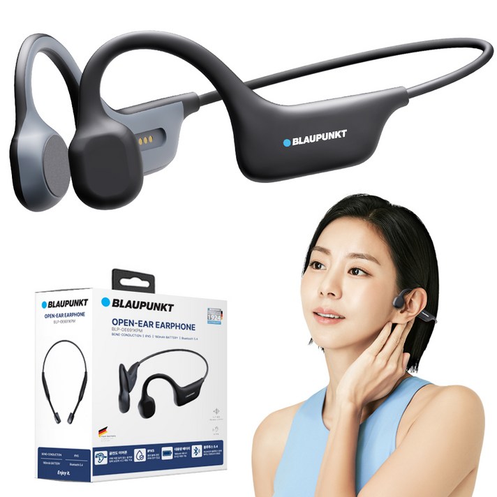 블라우풍트 Ai ENC 블루투스 IPX5방수 골전도 이어폰