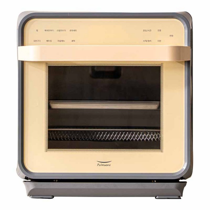 풀무원건강생활 스팀쿡 플러스 에어프라이어 15L, AV15D11 Series, 크리미옐로우  웜그레이