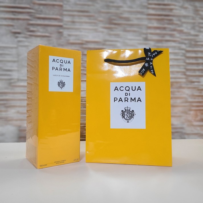 백화점 정품 아쿠아디파르마 루체 디 콜로니아 룸 디퓨저 180ml 선물포장 쇼핑백 국내배송 백화점상품 아쿠아디파르마 디퓨저
