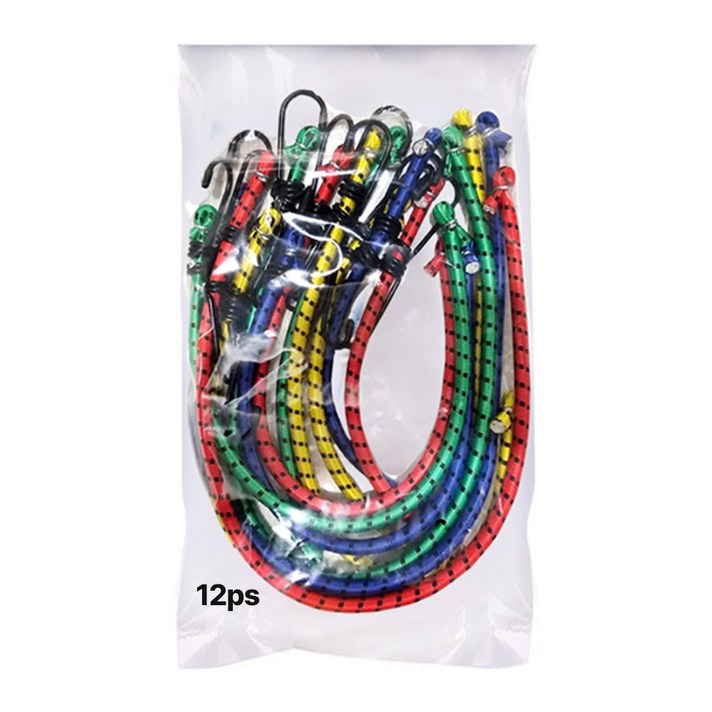 스트레치코드 고리형 캠핑 번지코드 탄성 로프, mix