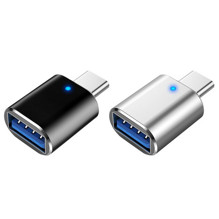 믹스MICS 11 메탈 알루미늄 USBA to USB C타입 USB 3.0 5Gbps TypeC 변환젠더 2P