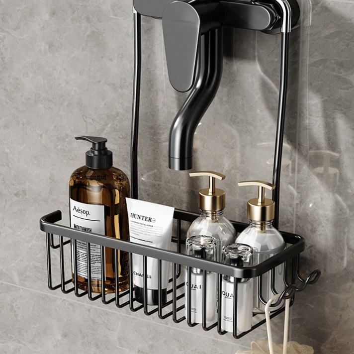 마힐스 샤워기 선반 수전 걸이 바스켓 욕실 수납 정리 바구니