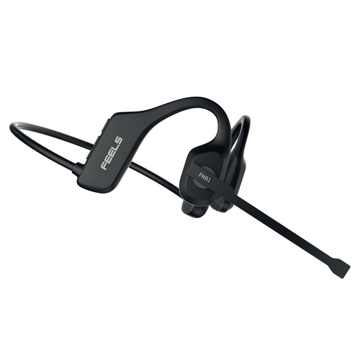 마치 옆에서 통화하는듯한 ENC 고감도 붐 마이크와 귀를막지않는 오픈이어 골전도형 헤드셋 FEELS FNB1, FNB1, FEELS FNB1