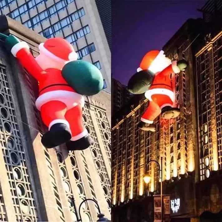 산타클로스 풍선인형 대형 에어벌룬 벌룬 크리스마스