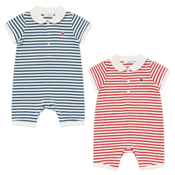 AK플라자 블루독베이비 골지BASIC우주복 2종 택1NY,RD4537067502