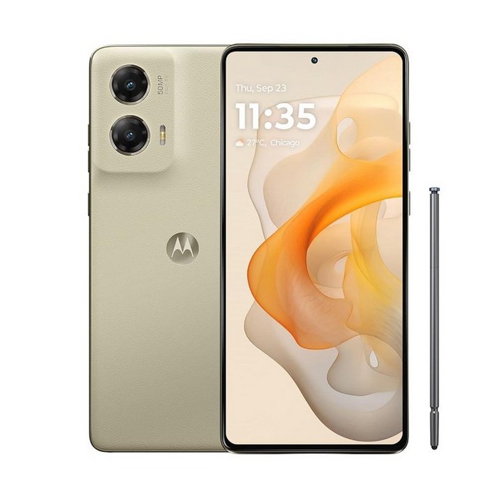 Motorola 모토 G 스타일러스 5G  2024 언락 미국 8256GB 50MP 카메라 캐러멜 라떼, Caramel Latte