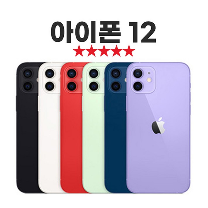 SUNRISE MALL 애플 아이폰12 Apple iPhone 중고폰 리퍼폰 공기계 자급제 알뜰폰, 128GB, 그린