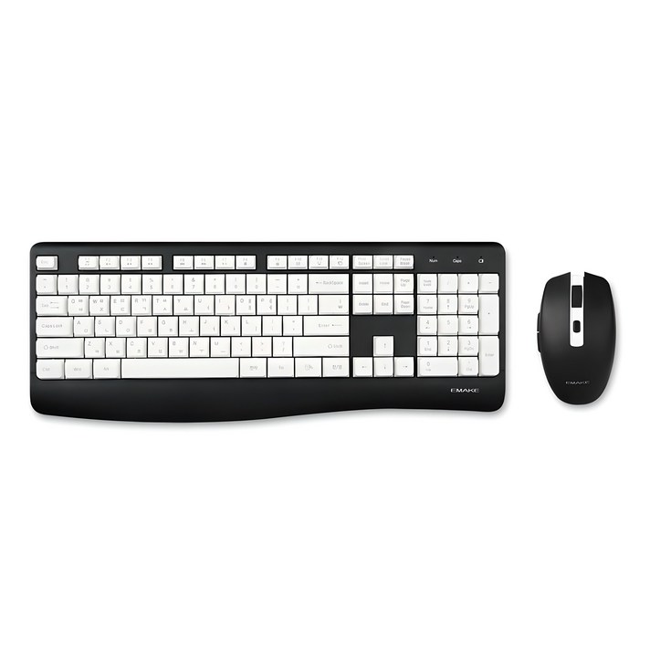 이메이크 저소음 무선키보드마우스 세트 KM W1