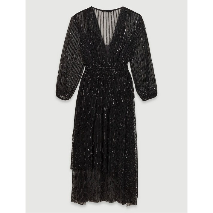 24FW 마쥬 팔레트 스팽글 롱드레스 Sequin maxi dress MFPRO039192517 관부가세포함가격