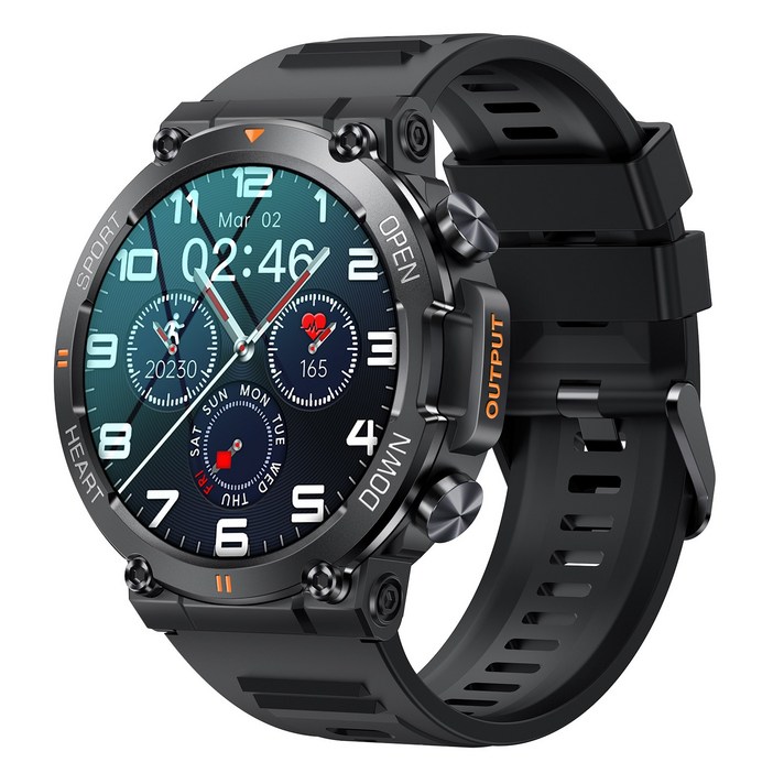 RichMagic K56PRO 1.39인치 먼지충격방지 방수 야외 스마트워치 블루투스통화 NFC GPS IP68 스마트 스포츠워치 47mm RichMagic K56PRO 1.39인치 먼지충격방지 방수 야외 스마트워치 블루투스통화 NFC GPS IP68 스마트 스포츠워치 47mm