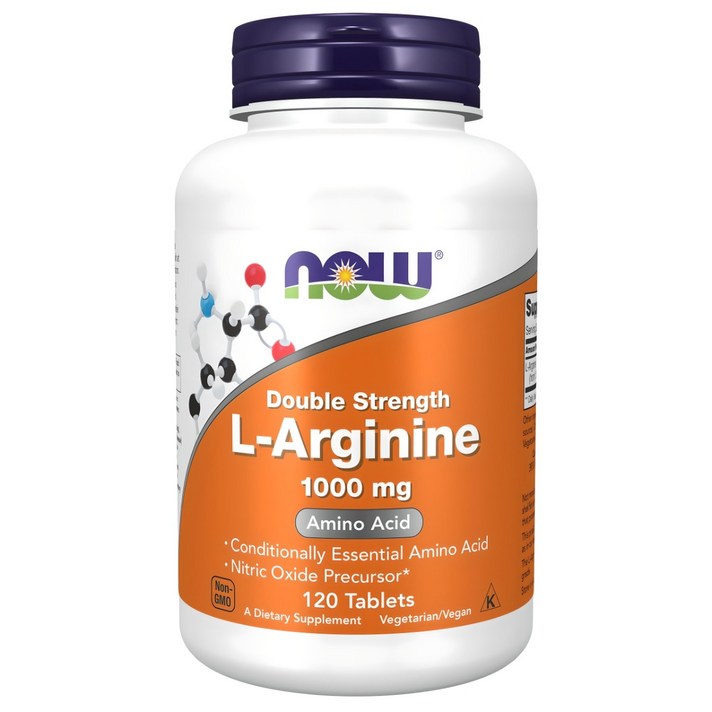 나우푸드 더블 스트랭스 L아르기닌 1000mg 타블렛, 120정, 1개 나우푸드 더블 스트랭스 L아르기닌 1000mg 타블렛, 120정, 1개
