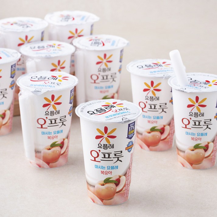 요플레 오프룻 복숭아