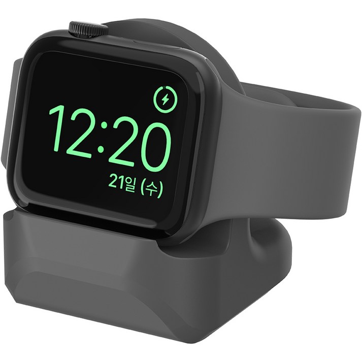 SKY 웰 충전 실리콘 거치대 스탠드, 그레이, 1개