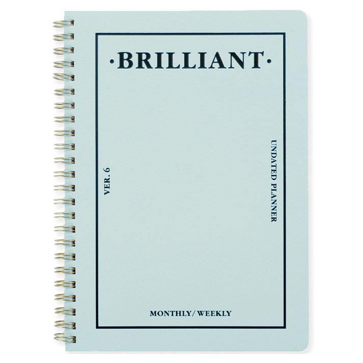 페이퍼리안 Brilliant weekly planner 만년형