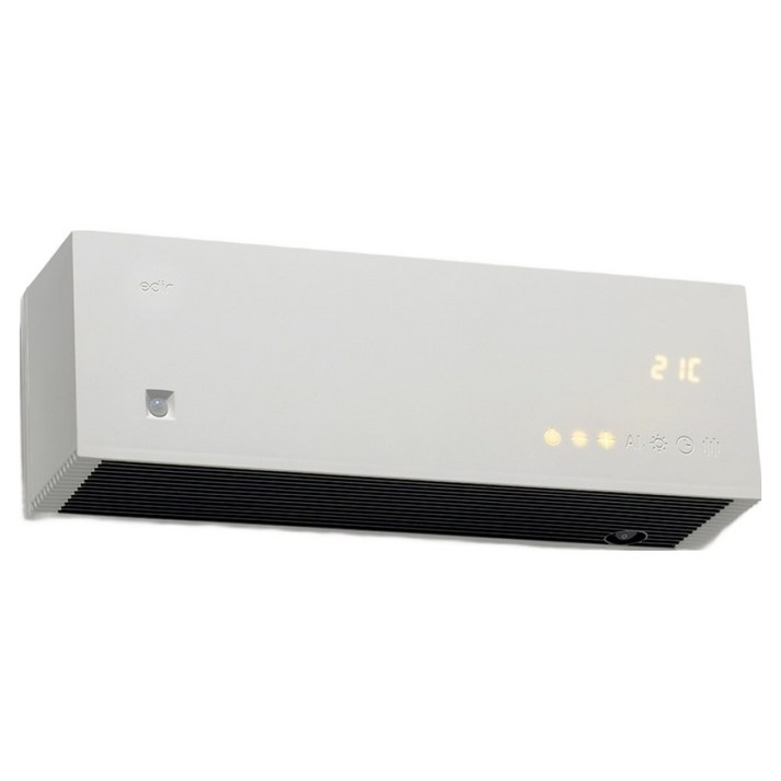 에디르 욕실 가정용 벽걸이 전기 화장실 미니 PTC 온풍기