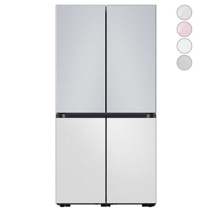 [색상선택형] 삼성전자 비스포크 4도어 프리스탠딩 냉장고 875L 방문설치 20230520