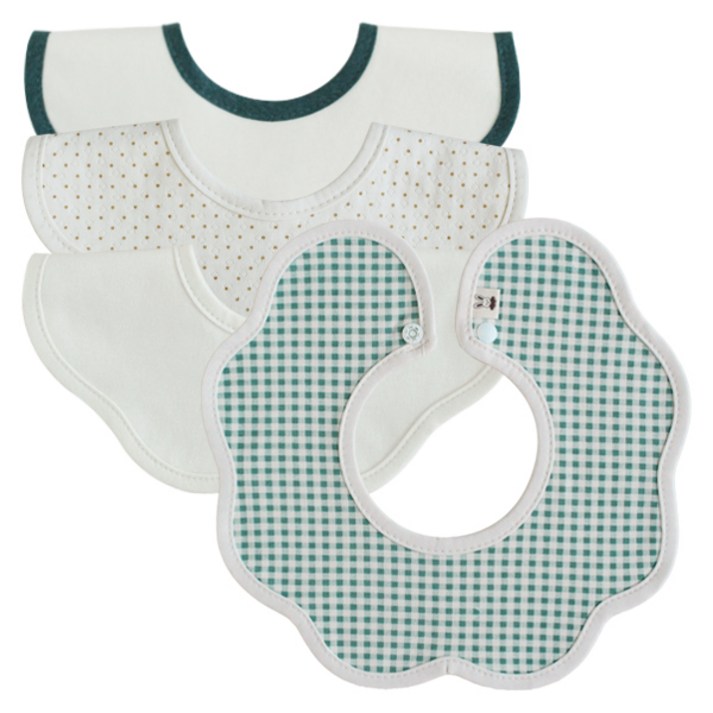 바니블라썸 롤링 턱받이 세트