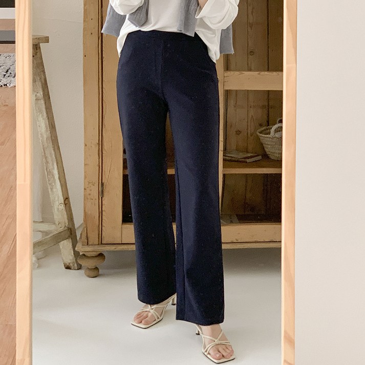 토마토팩토리 여성용 롱일자 히든밴딩 너를발견 슬랙스