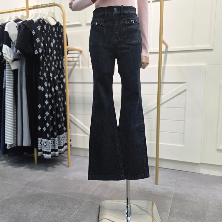 국내매장판 에고이스트 체인 앞포켓 부츠컷 데님 팬츠 ER4JP903BKCA 119341