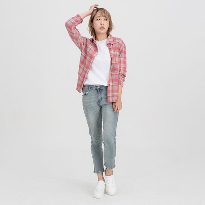 나타났다 여성용 핏짱 슬림 배기핏 청바지