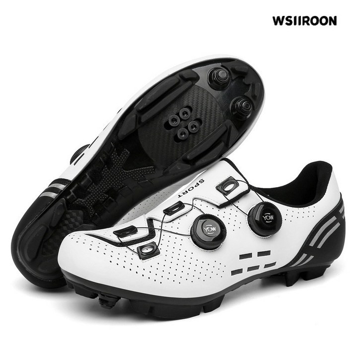 WSIIROON 자전거신발남성용 ZXC001, 흰색산지 밑바닥 WSIIROON 자전거신발남성용 ZXC001, 흰색산지 밑바닥