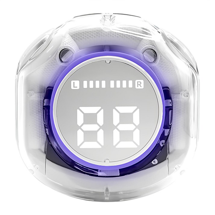 디알고 키즈 LED 블루투스 청력보호 이어폰, 화이트, DRGOBT10K