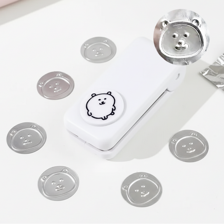 농담곰 엠보싱 펀치 도장 먼작귀 포용 포장용품 생일선물 어린이날 크리스마스 선물 도무송 스탬프 치이카와 하치와레 우사기