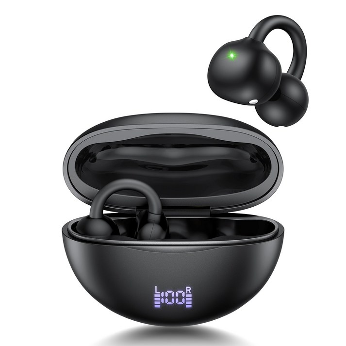 YINTEE 블루투스 이어폰  오픈형 클립형 무선  불루투스 이어폰 c타입