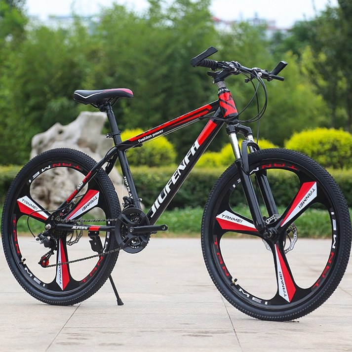 26인치MTB자전거/성인휴대용변속알루미늄산악자전거/알로이프레임/붉은색