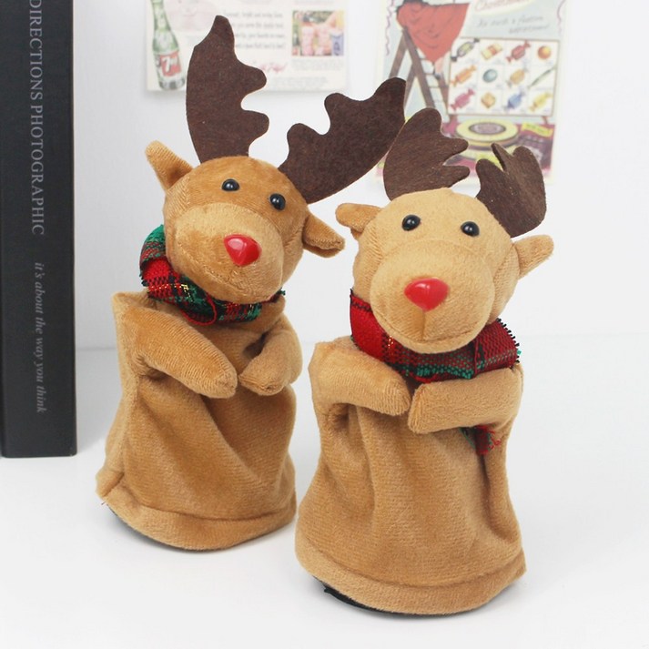 크리스마스 춤추는 루돌프 인형