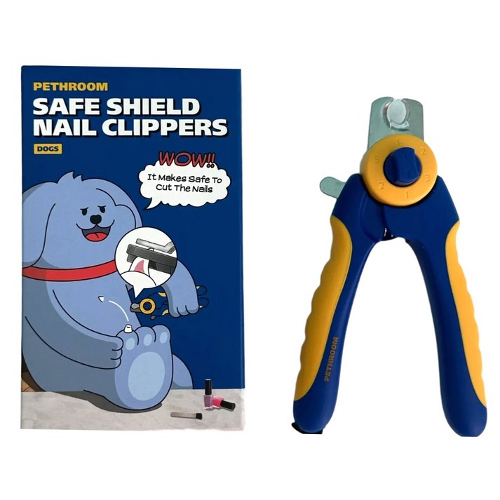 페스룸 세이프 쉴드 네일클리퍼, 1개, 혼합색상